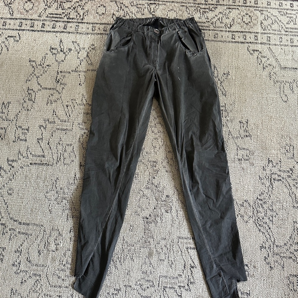 Jaga Charcoal Elastic Waist Casual streetwear trousers